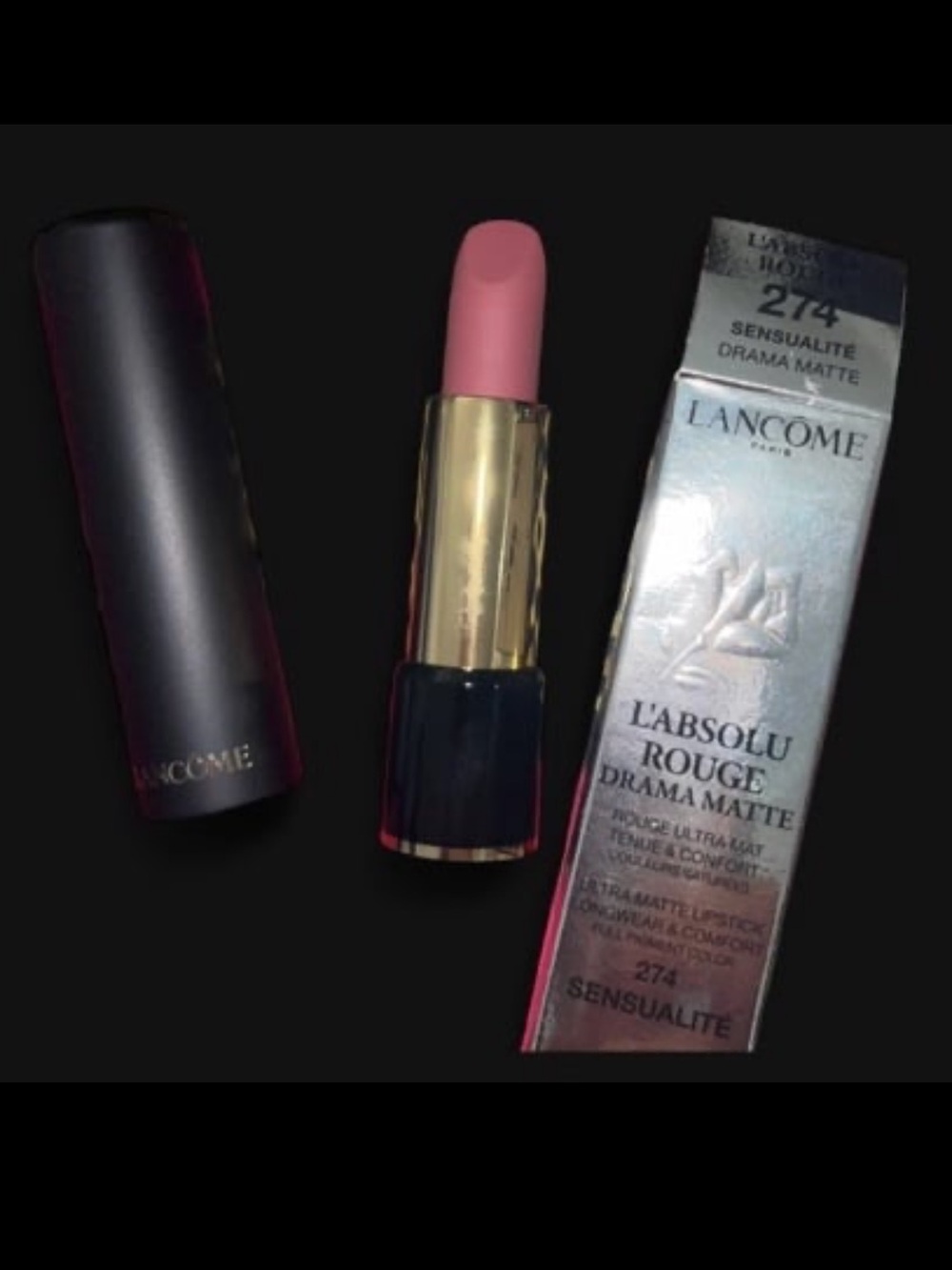 Lancôme L'Absolu Rouge Drama Matte Lipstick - Soft Pink (Sensualité 274)
